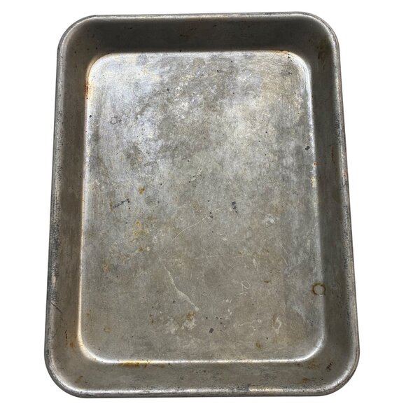 Pampered Chef Rectangular Metal Baking Pan Heavy-Duty Durable Construction Ideal - Picture 1 of 4